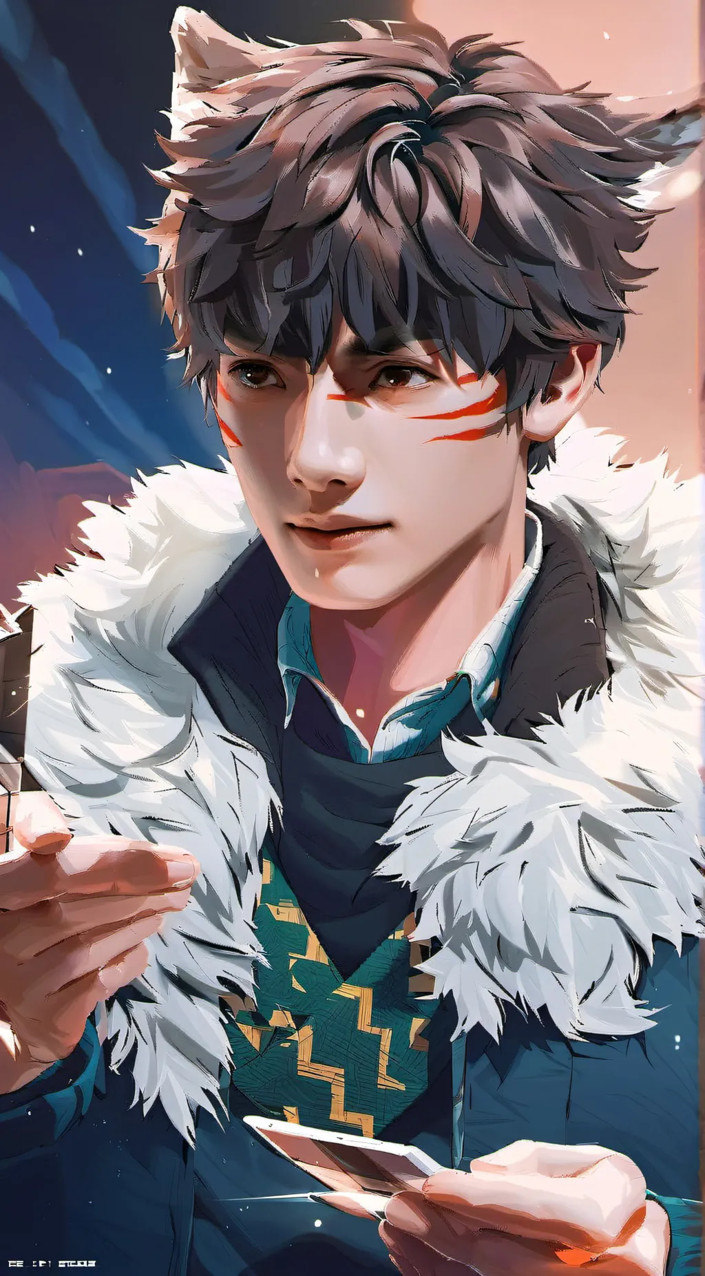 ai character: Alpha Taehyung background