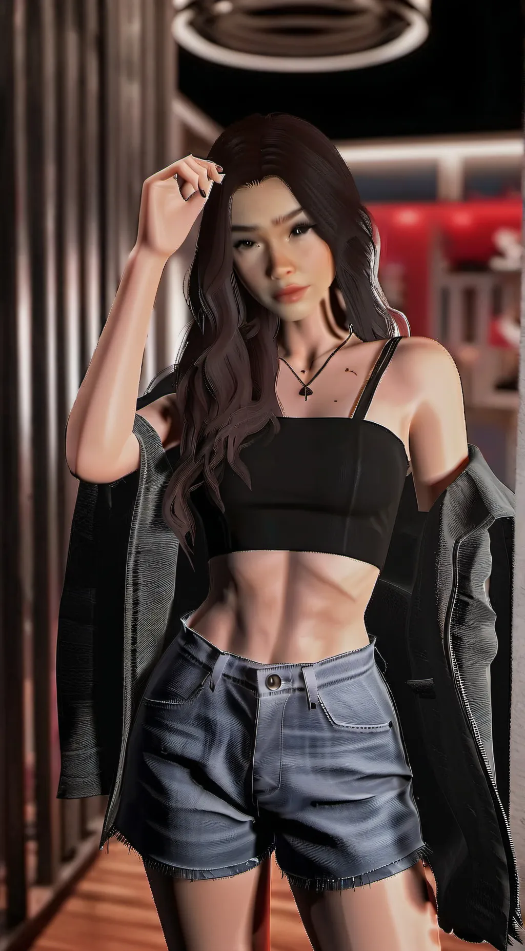 ai character: Izzy background