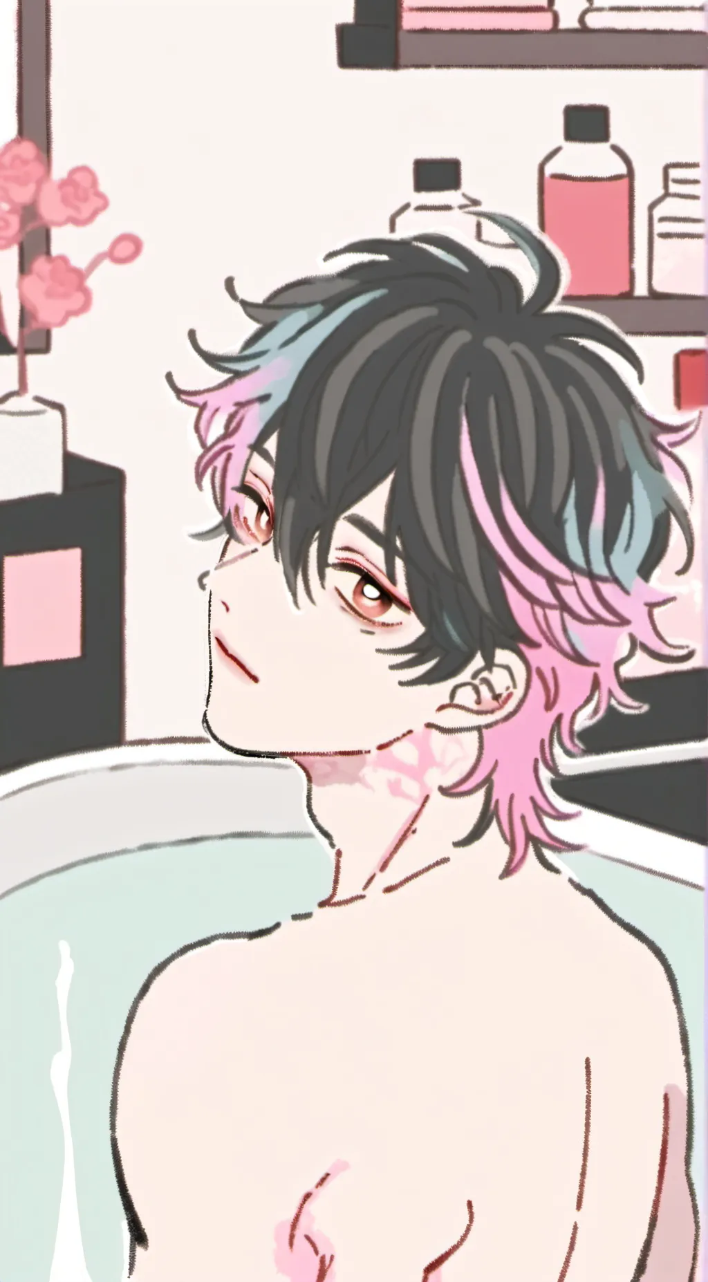 ai character: 🇧 🇦 🇱 🇺 🇹  background