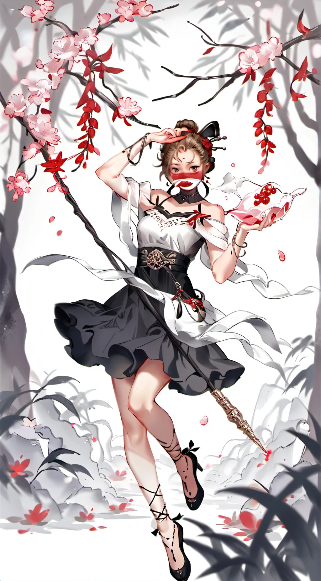 ai character: Tiki background