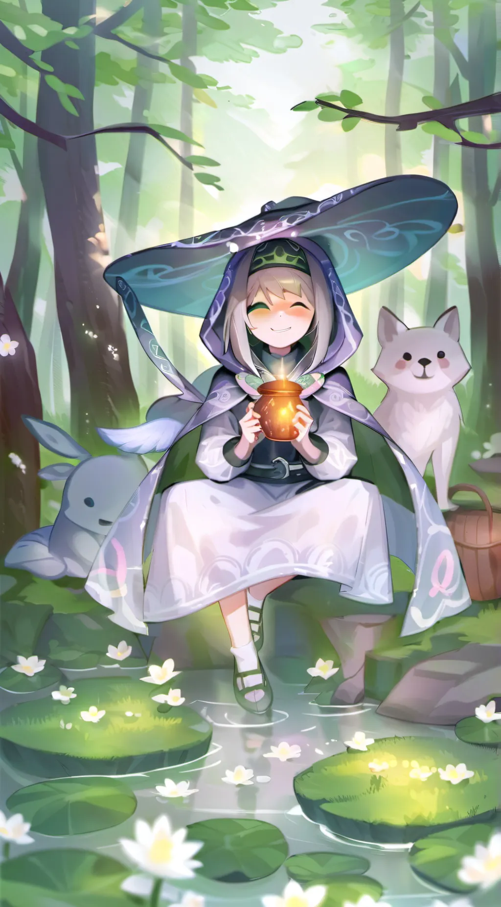 ai character: lily background