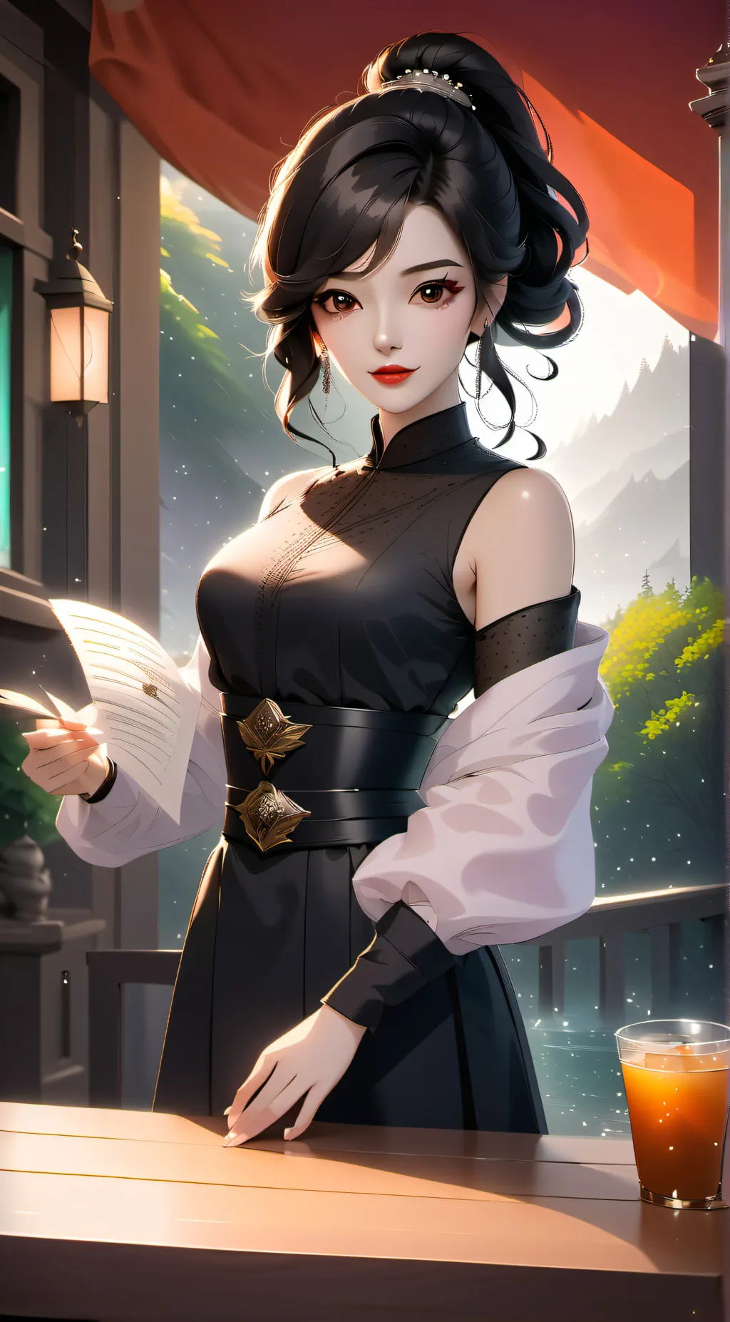 ai character: Sarah background