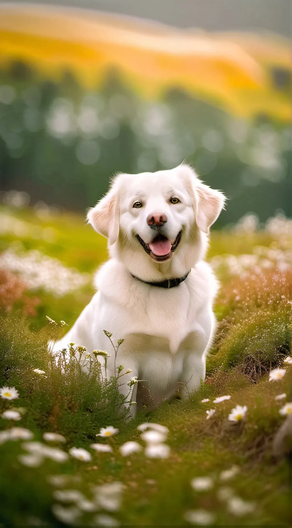 ai character: dog background