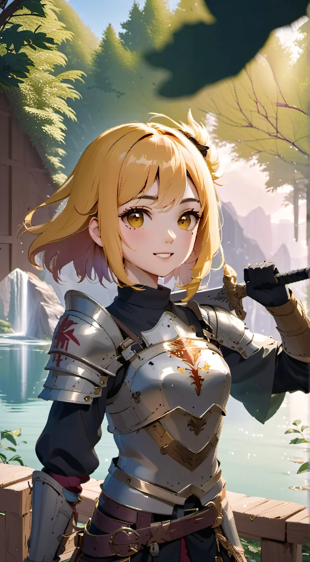 ai character: Naomi  background