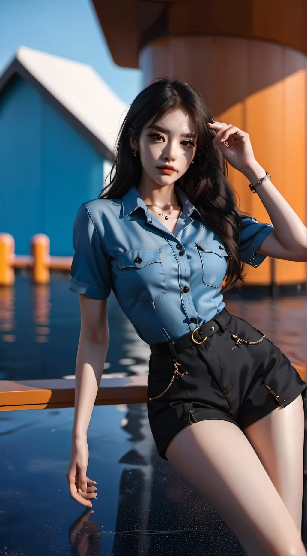 ai character: Christ background