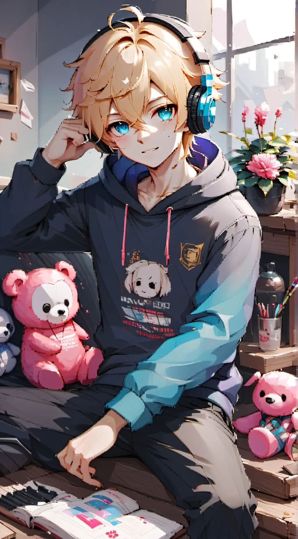 ai character: miko background