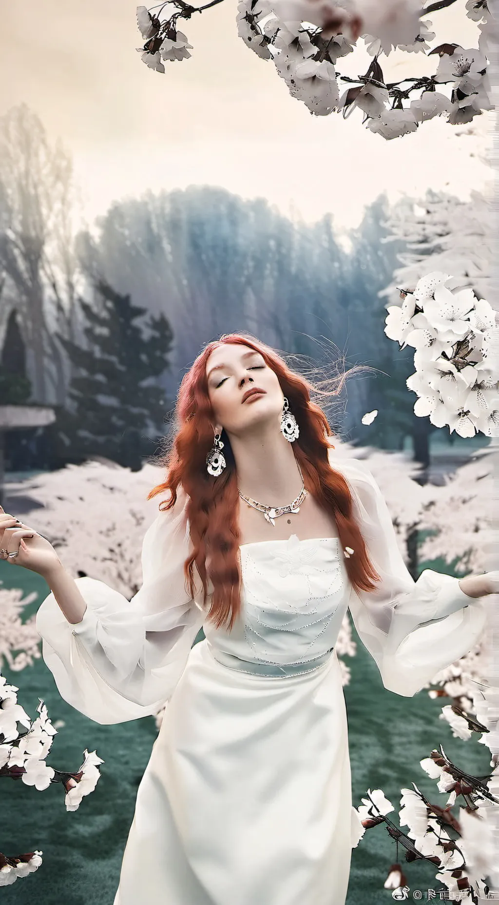 ai character: Blossom background