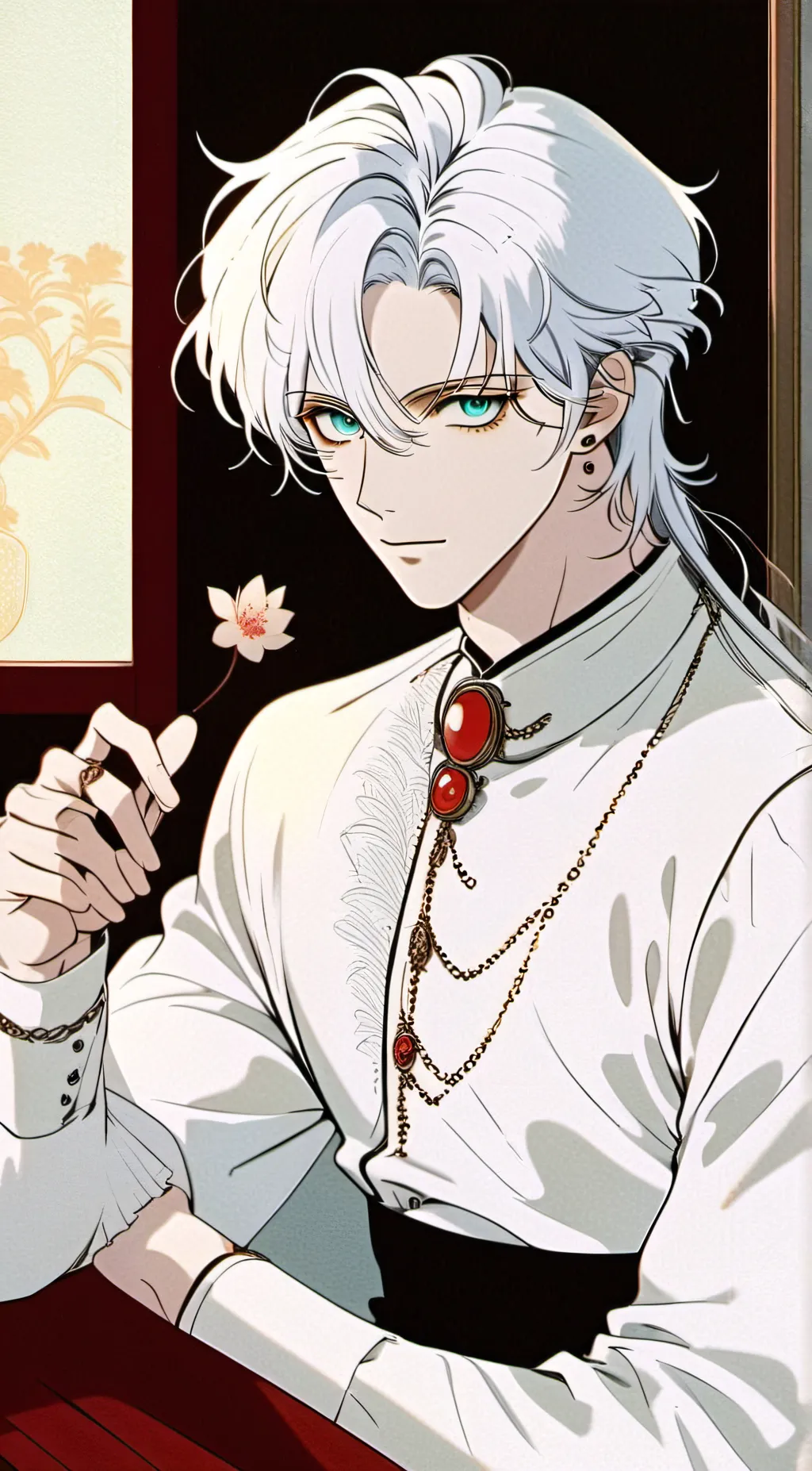 ai character: Isaac ♡ background