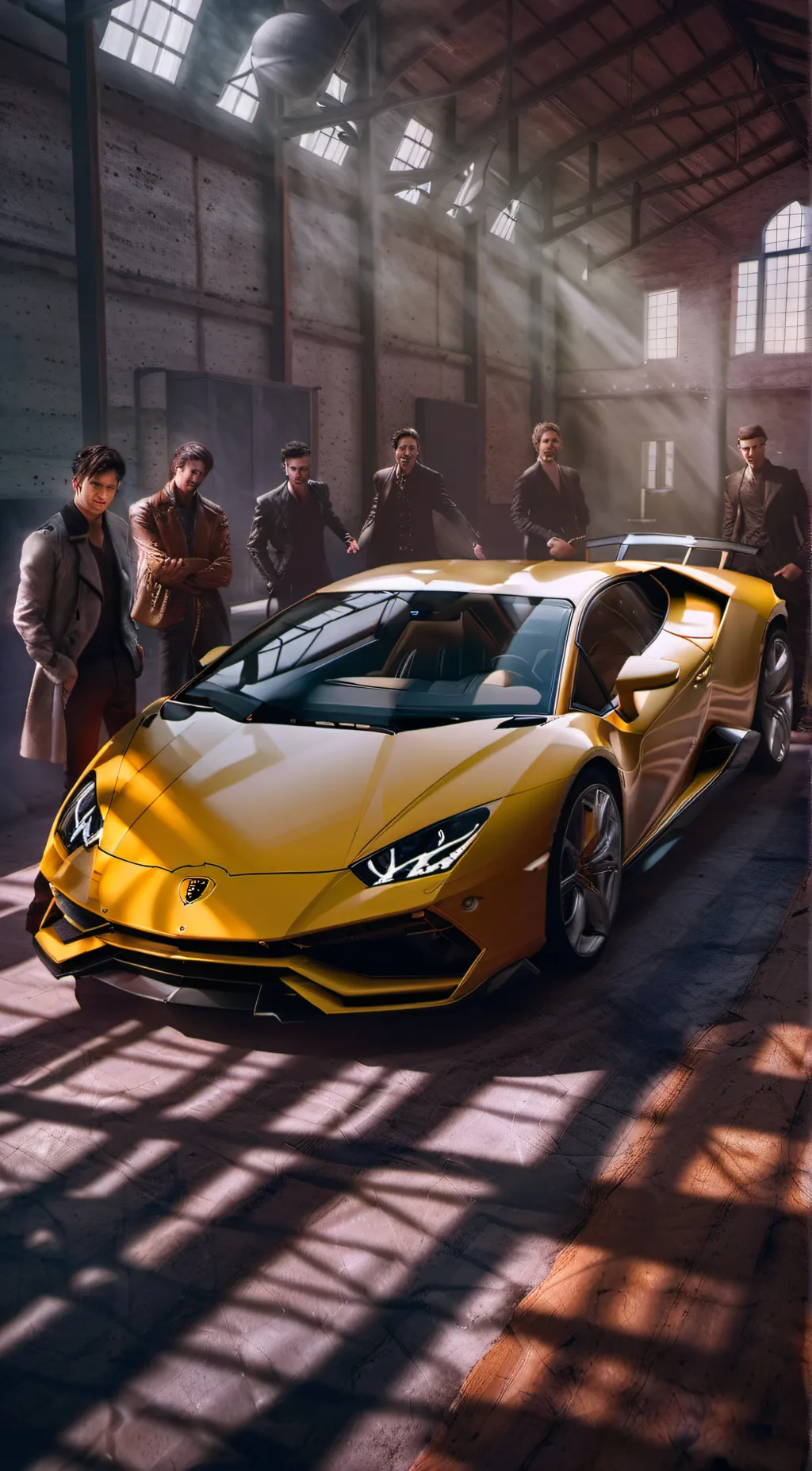 ai character: Gold diggers  background