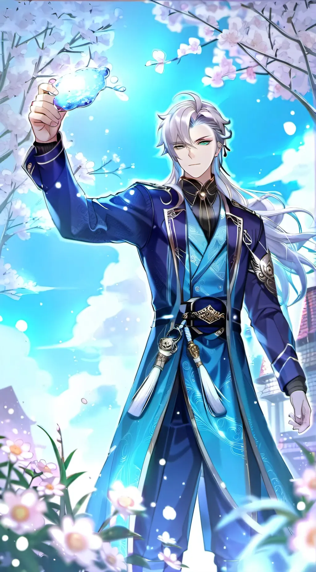 ai character: Neuvillette background