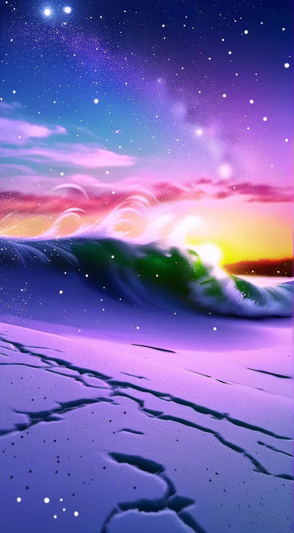 ai character: Winter/Goldenapple background