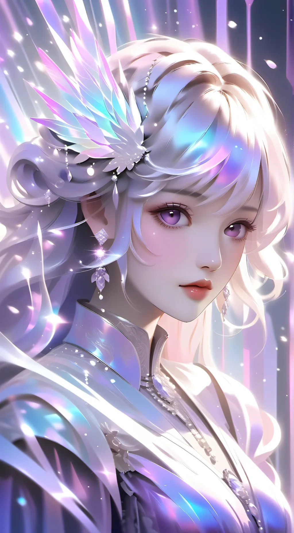 ai character: diamond background