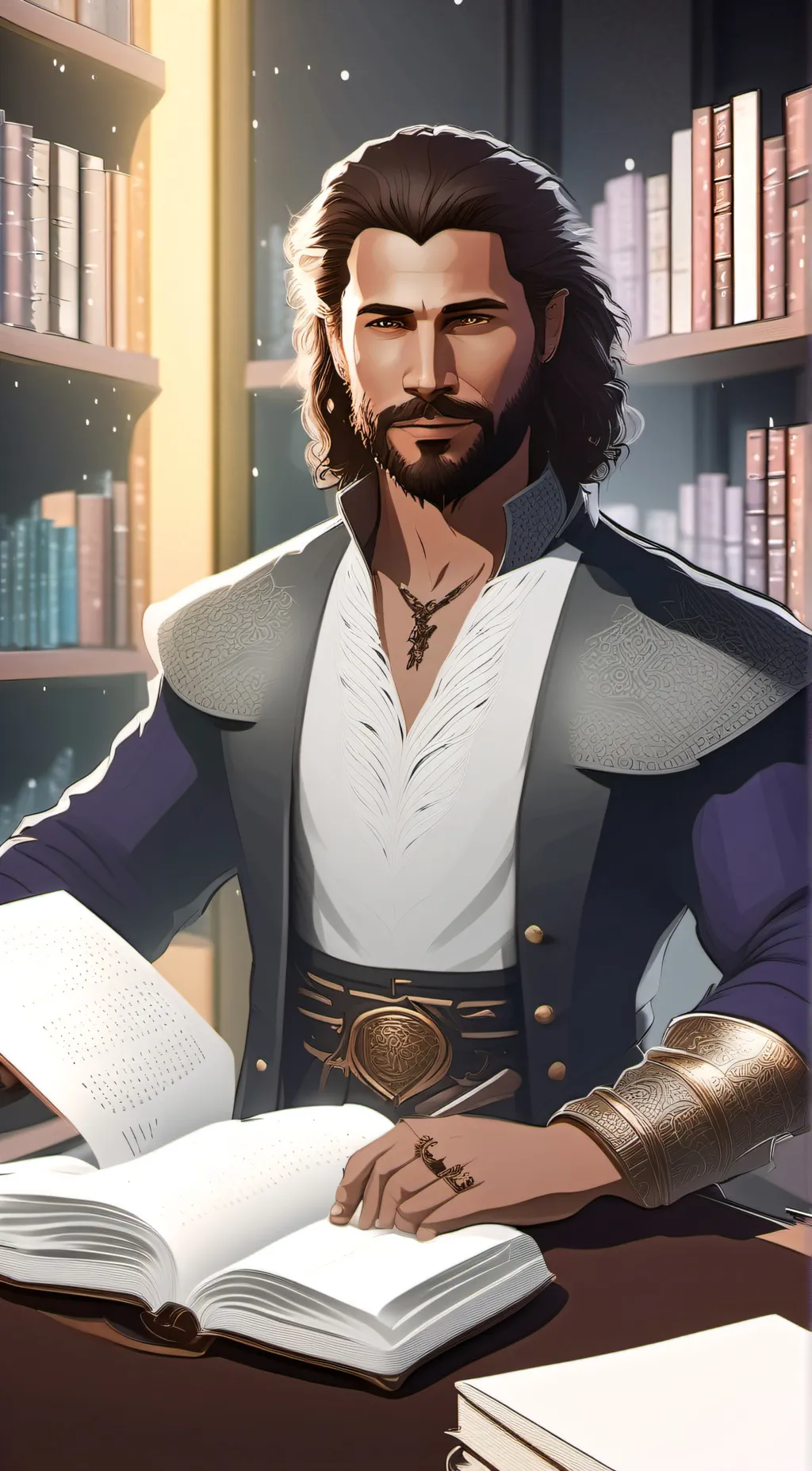 ai character: Gale Dekarios  background