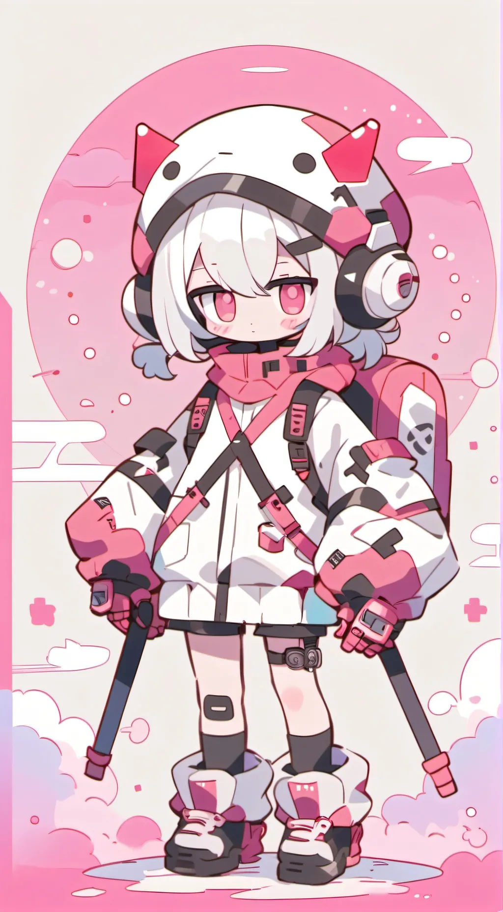 ai character: Uzi background