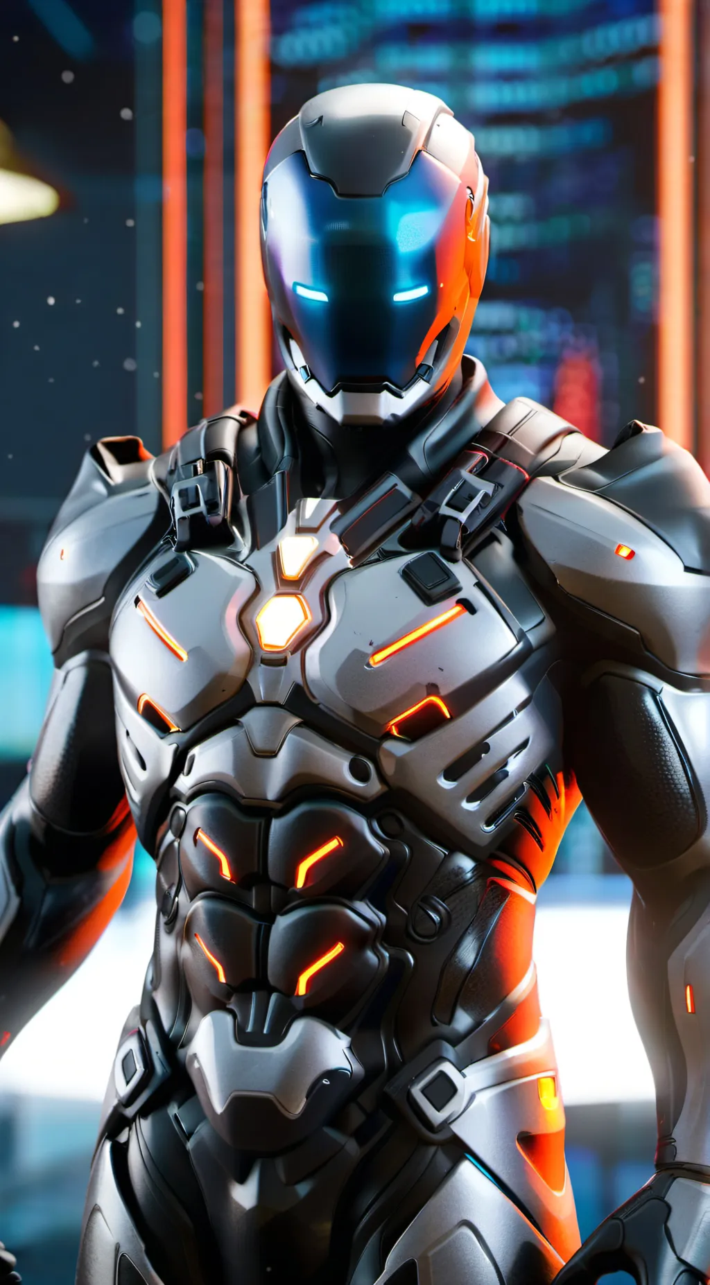 ai character: The foundation background