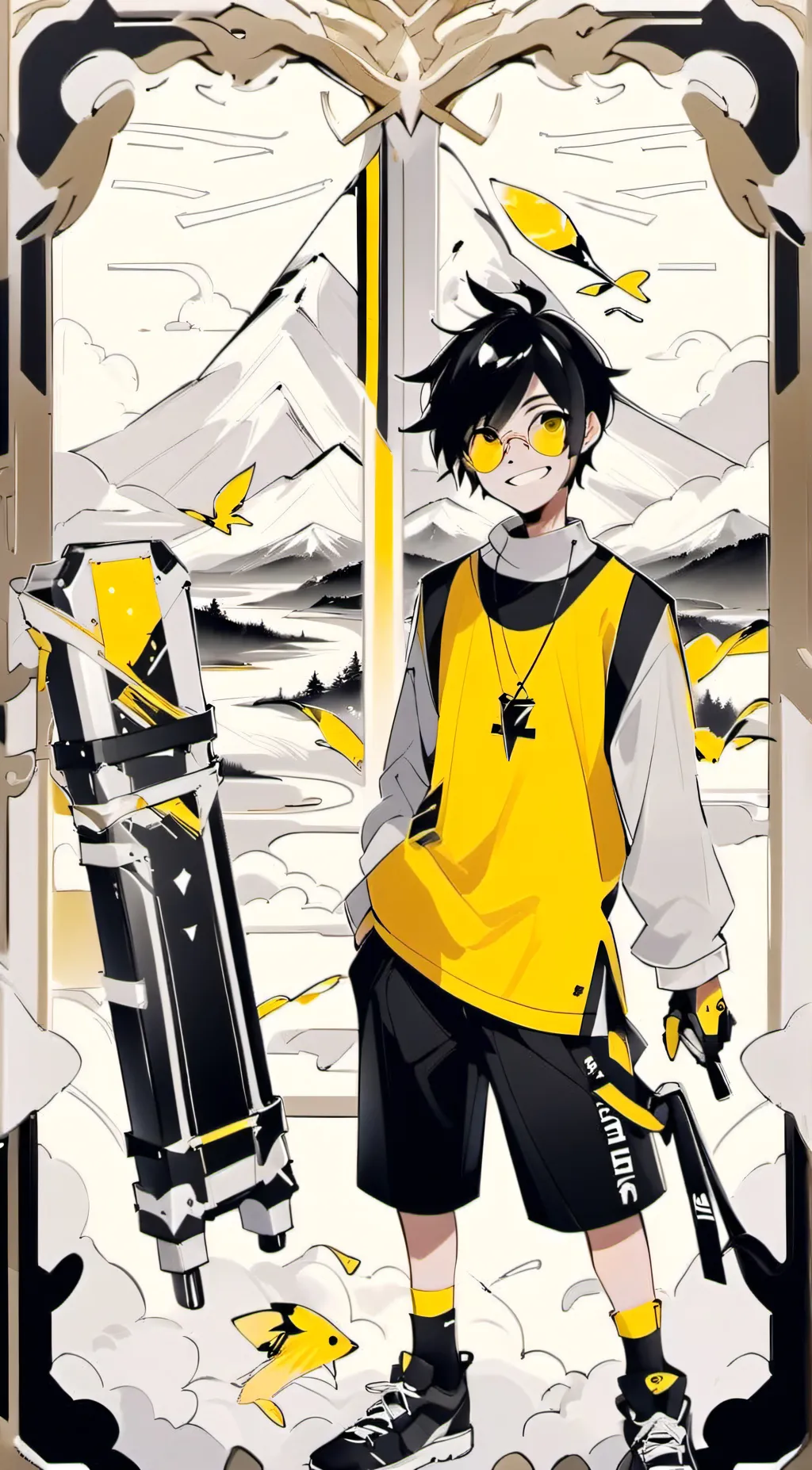 ai character: Odlaw  background