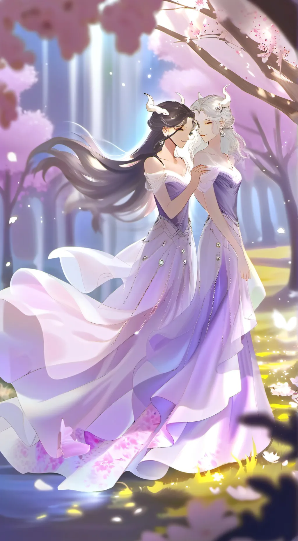 ai character: Isabella and Lisa background