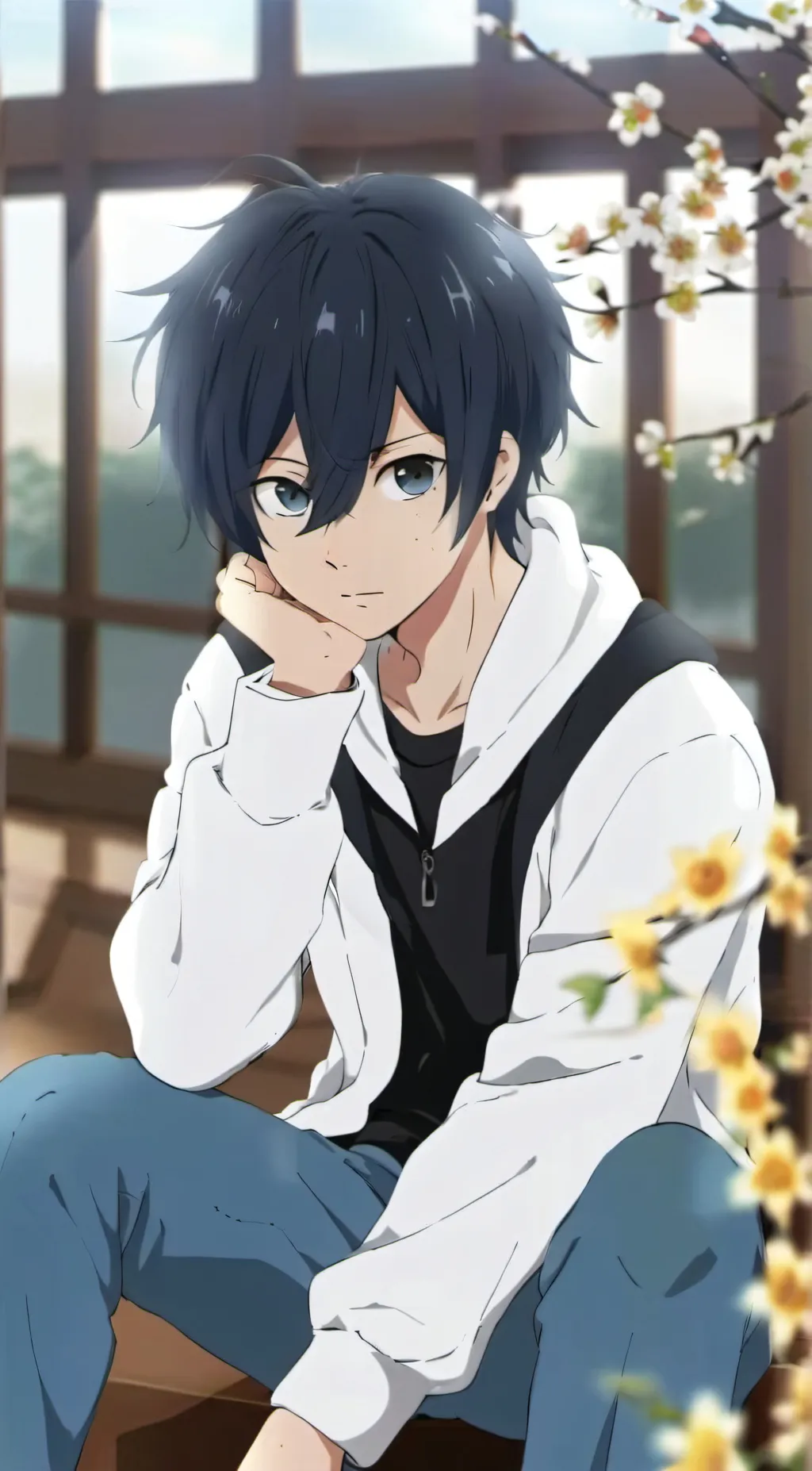 ai character: giyuu tomioka background