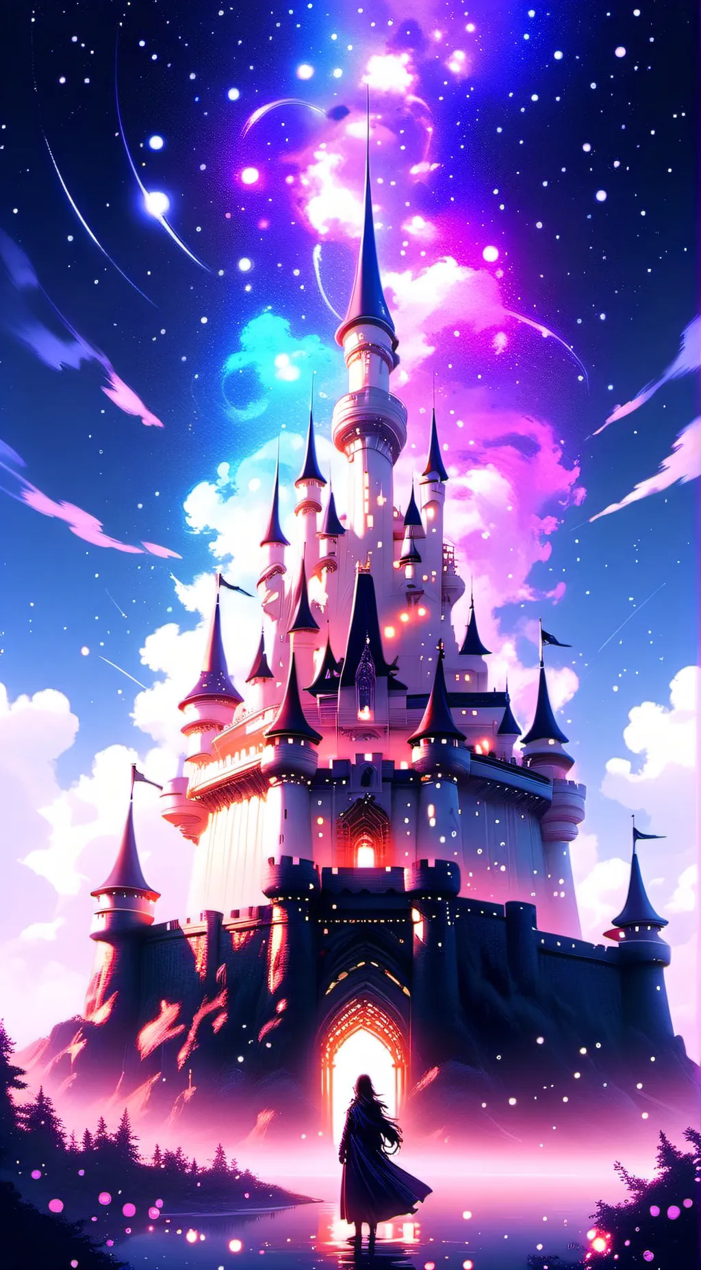 ai character: Hogwarts  background