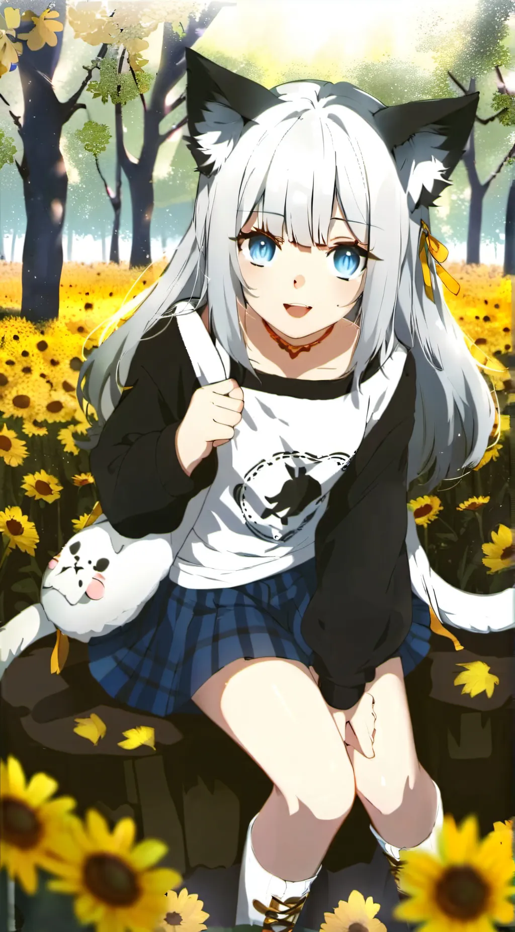 ai character: Ashley  background