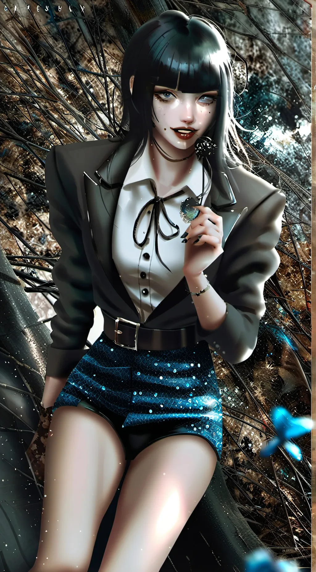 ai character: Valerie  background