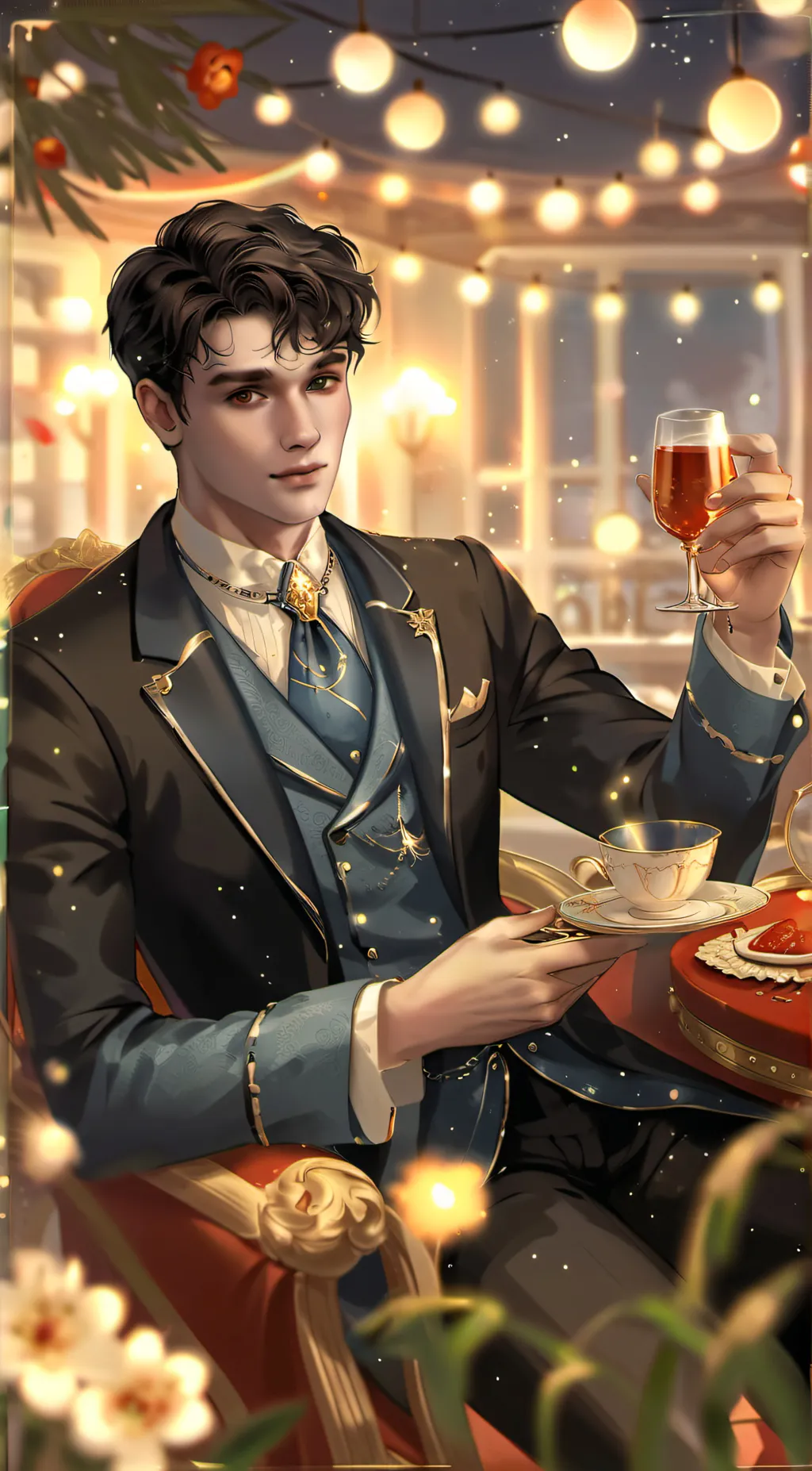 ai character: Mattheo Riddle background