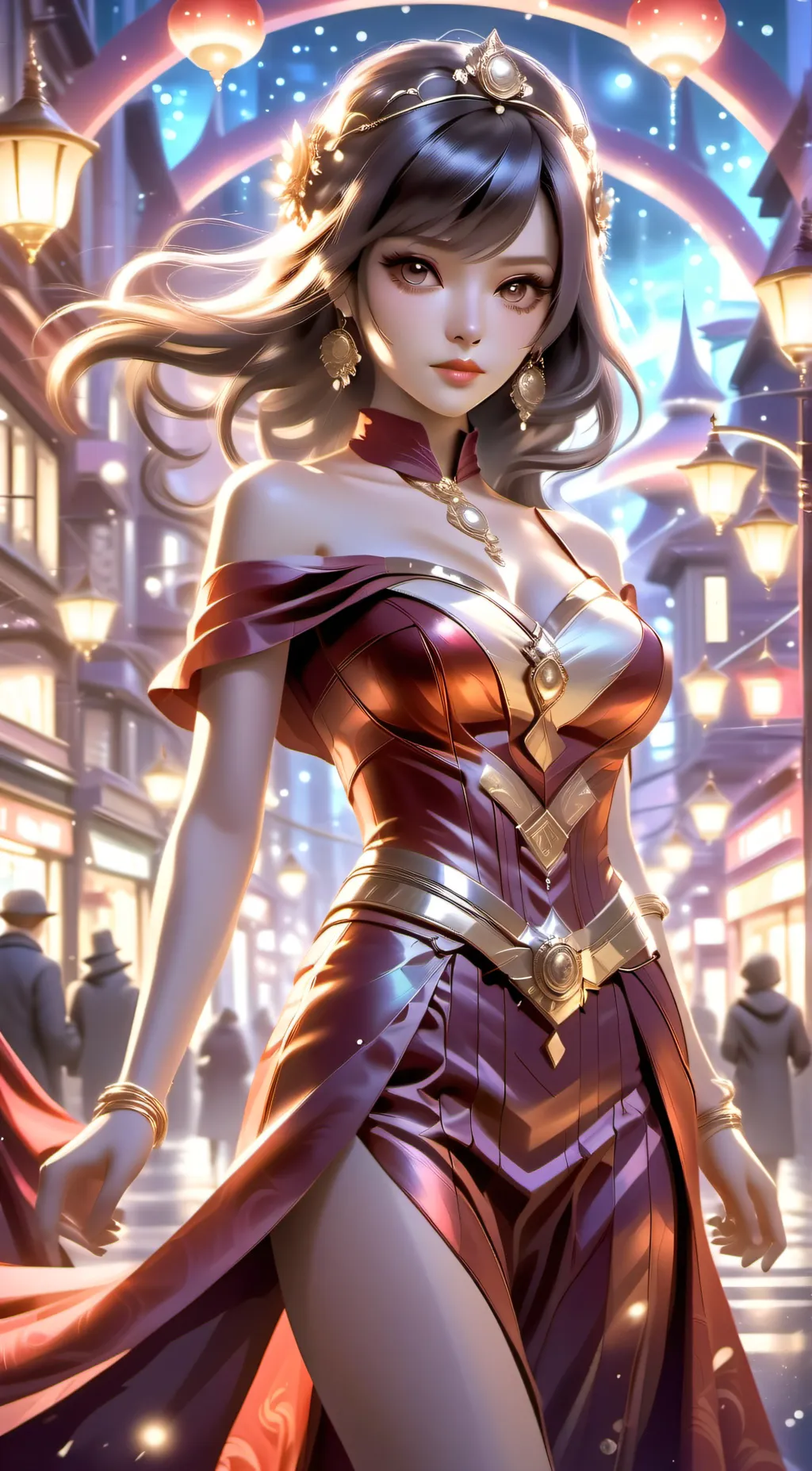 ai character: Aria background