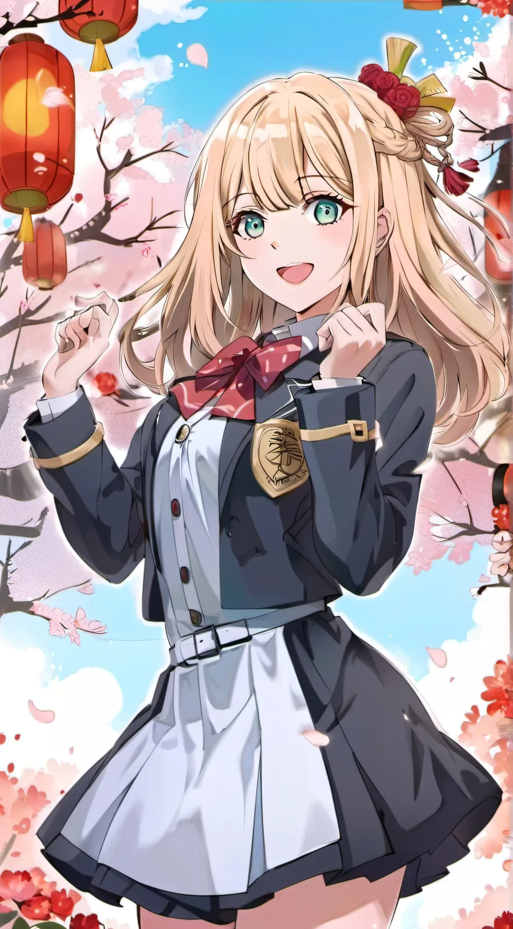 ai character: Marin Kitagawa background