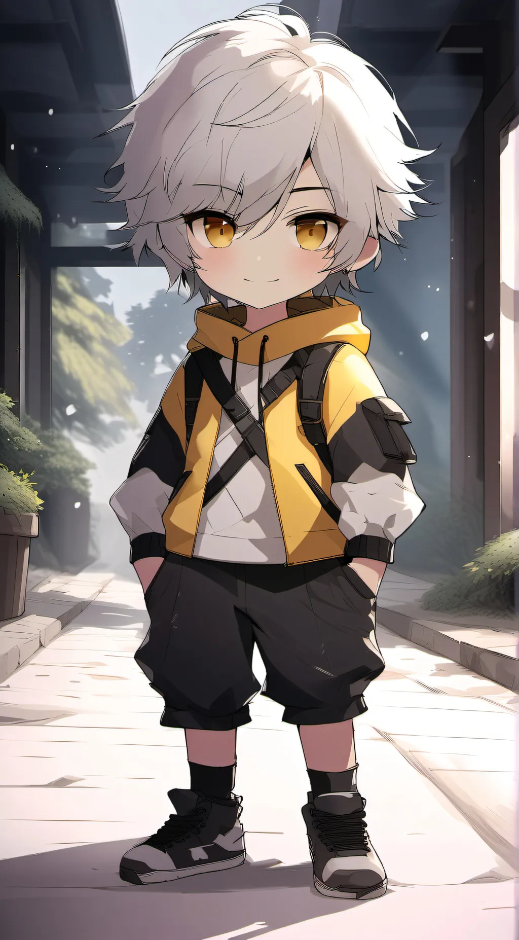 ai character: shady background