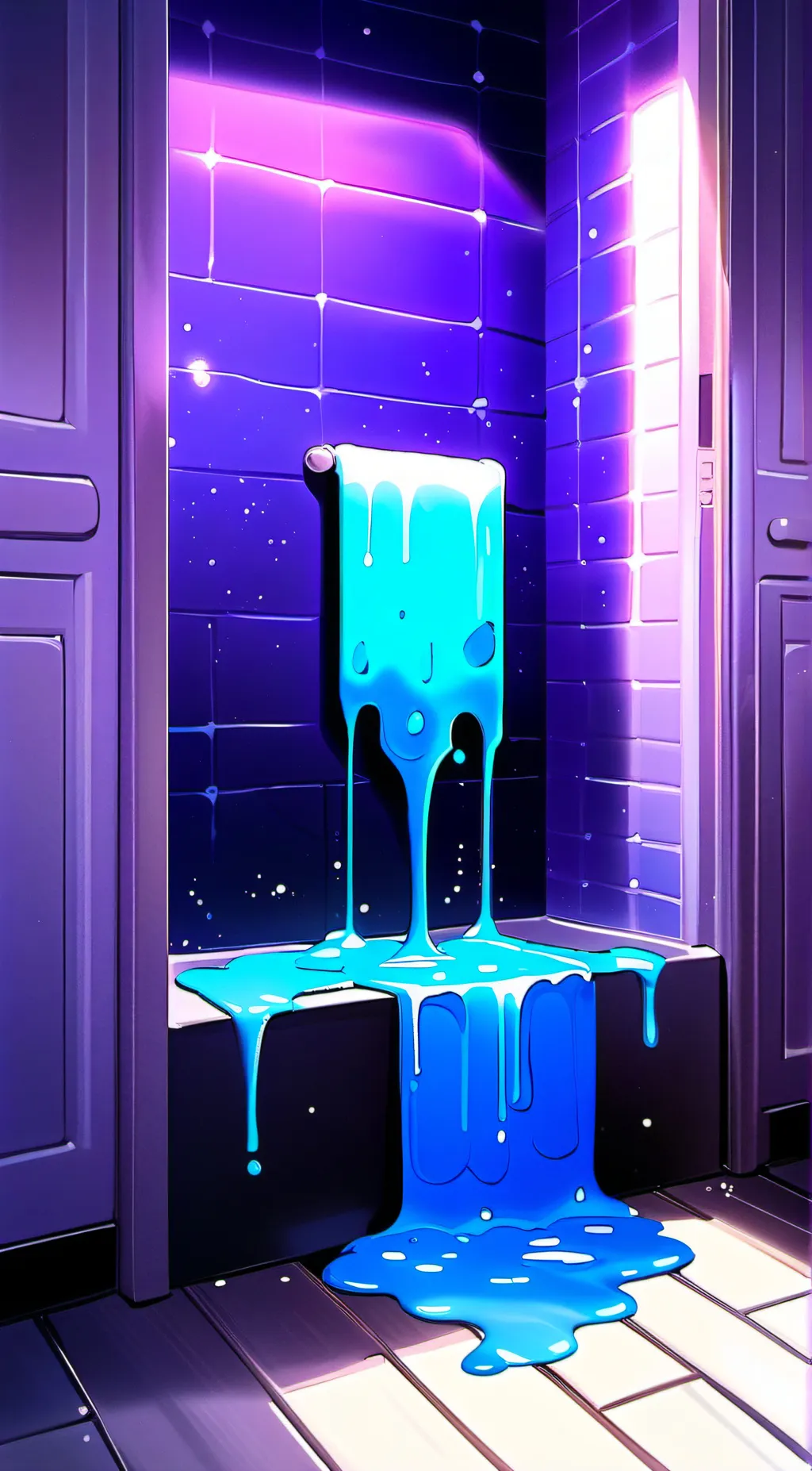 ai character: Squishyest slime  background