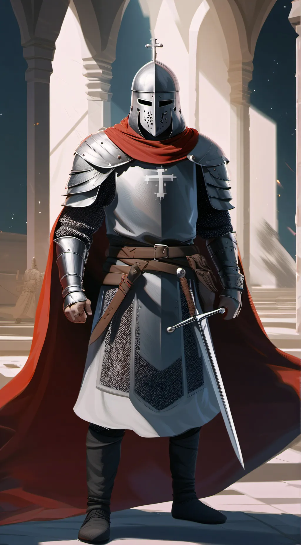 ai character: The holy Knight background