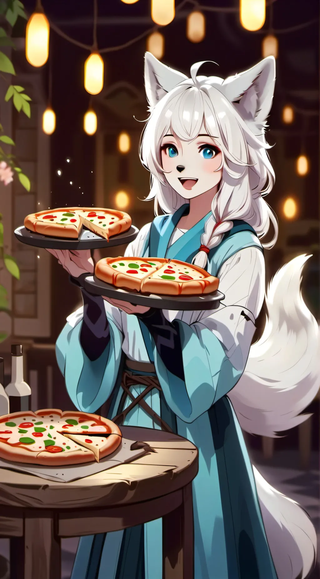 ai character: Harmony background