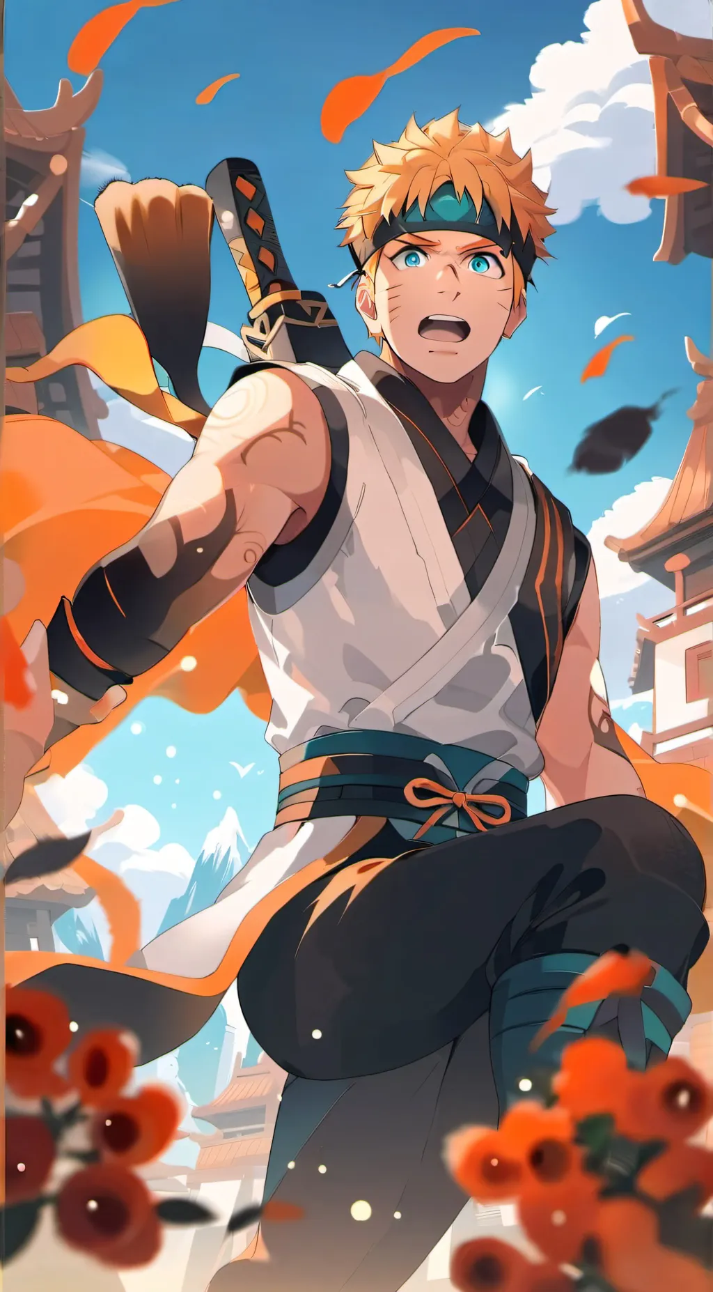 ai character: Team 7 {Naruto} background