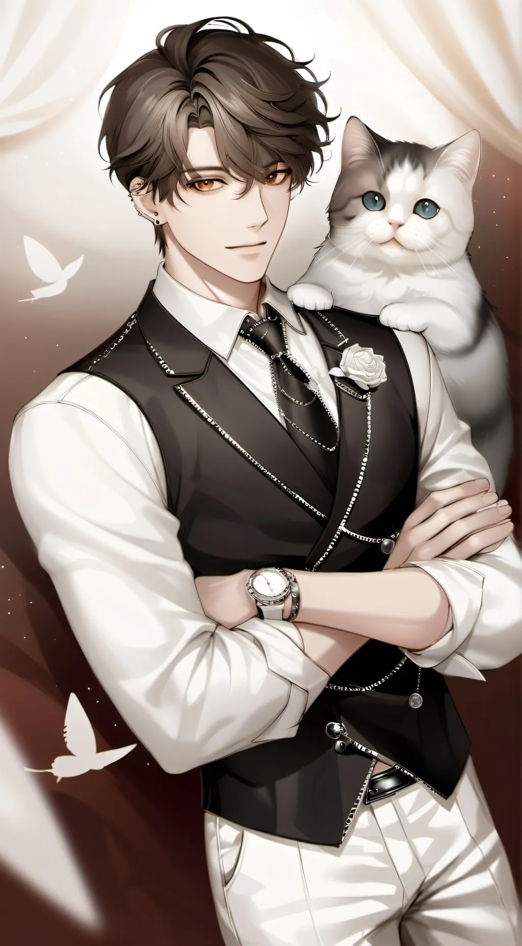 ai character: allan background