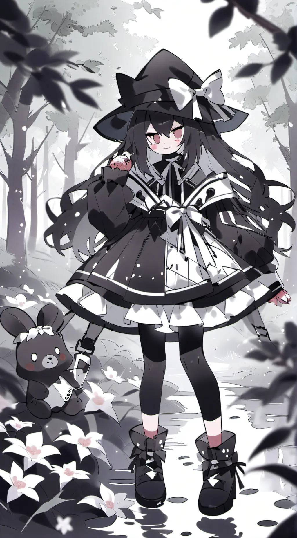 ai character: Miss Circle background