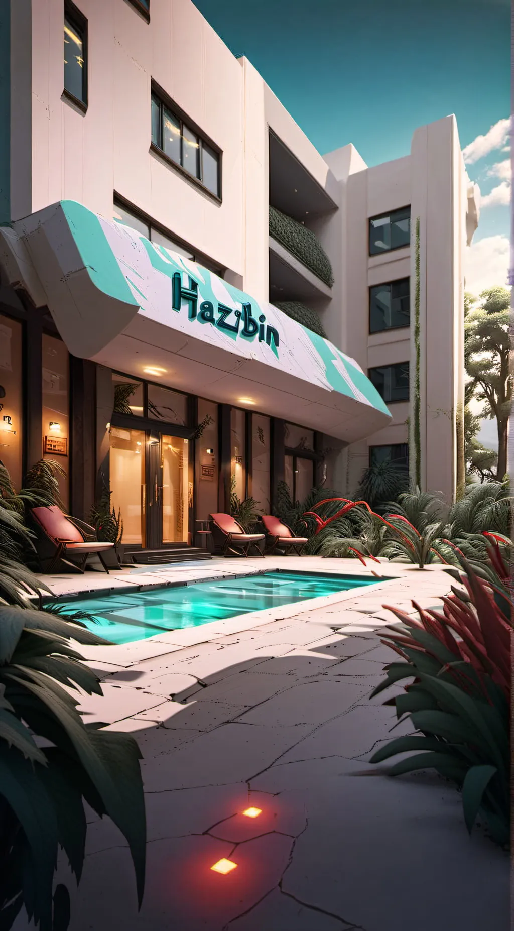 ai character: Charile tickles u background