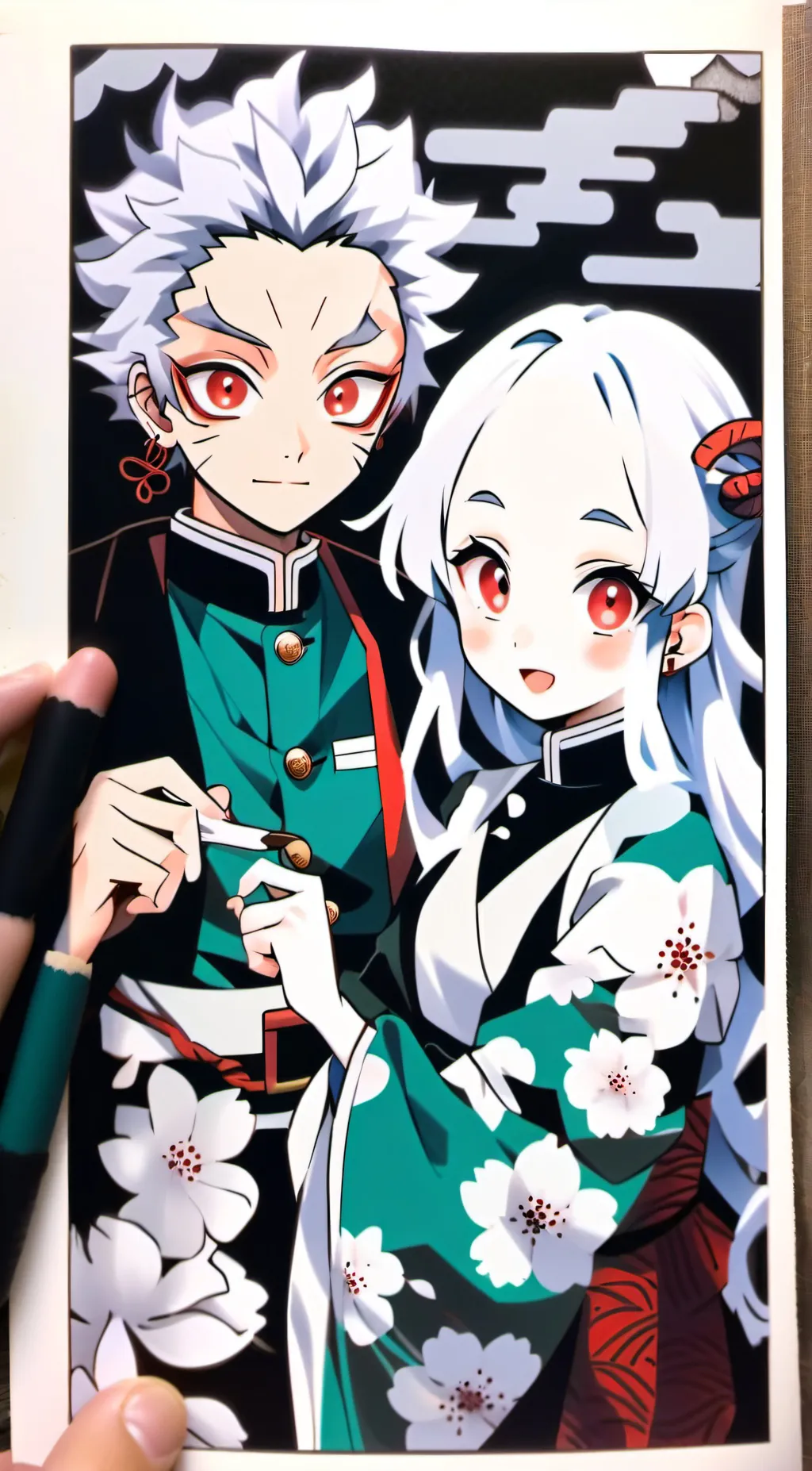 ai character: demon slayer background