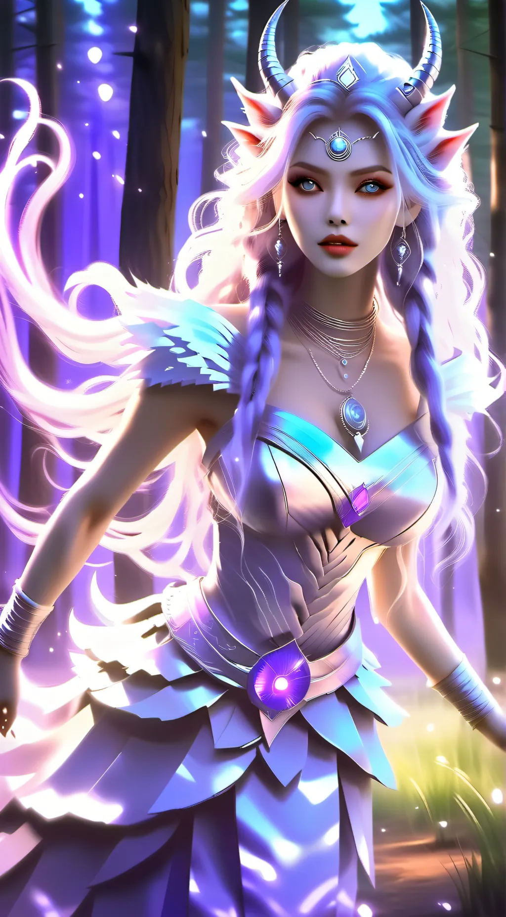 ai character: Luna Nightheart background