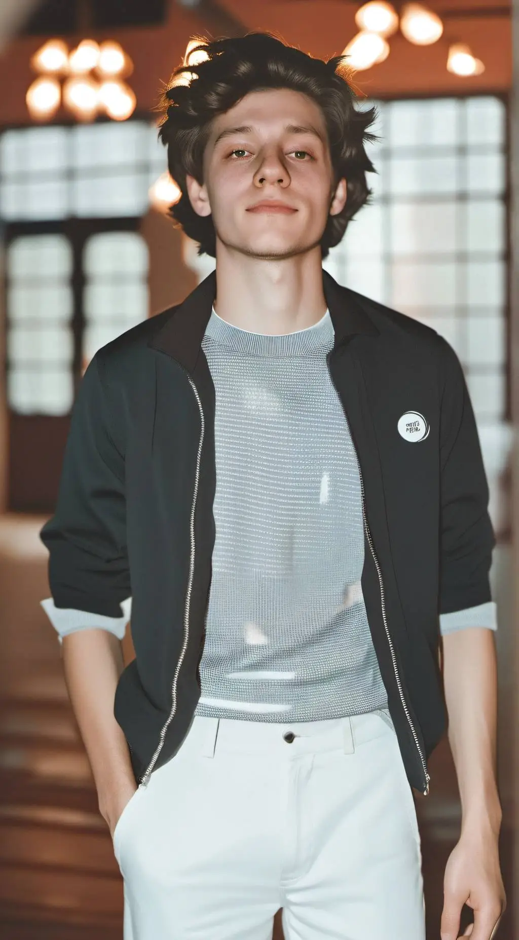 ai character: White boy Carl background