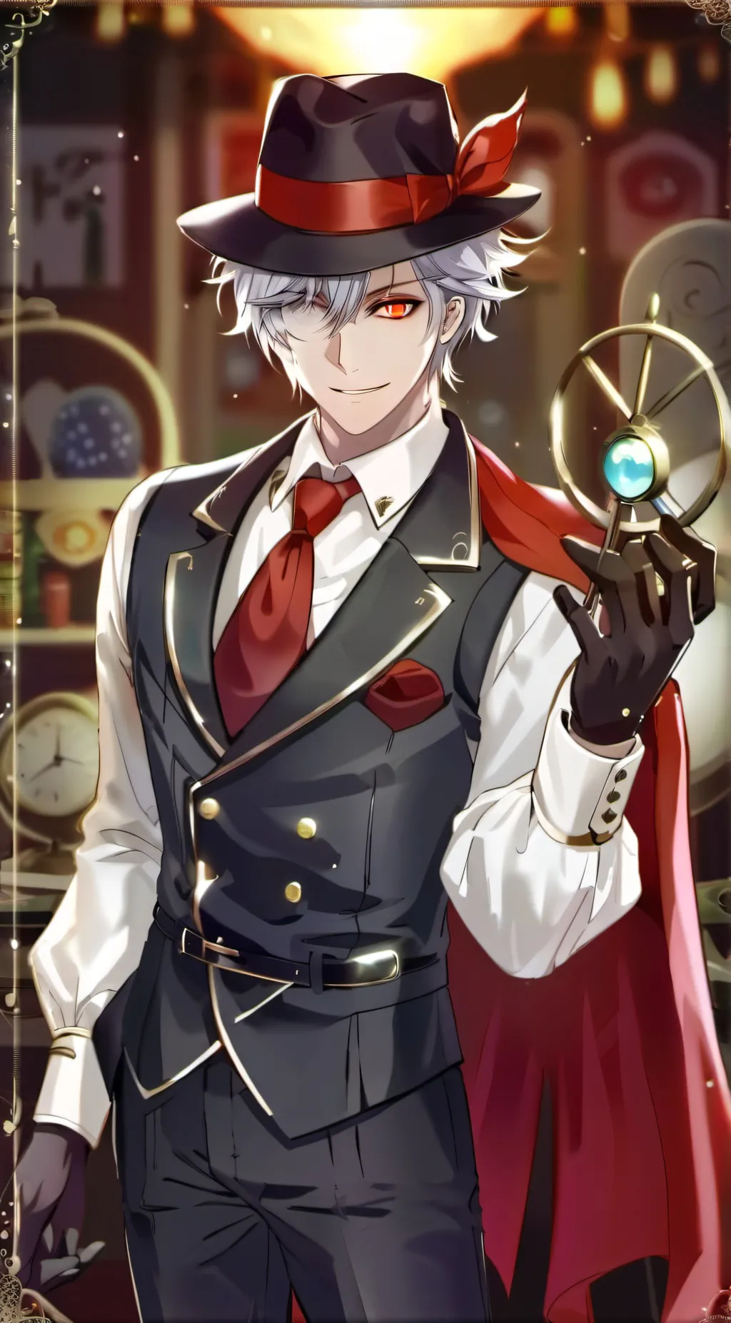 ai character: Victor Nightfall background