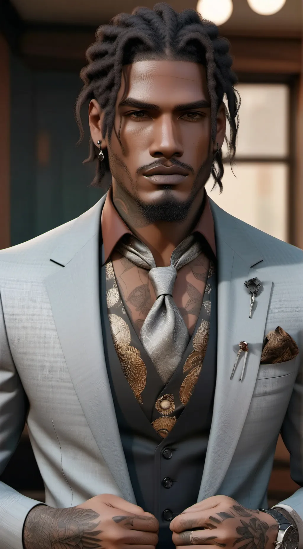 ai character: Dante Heart background