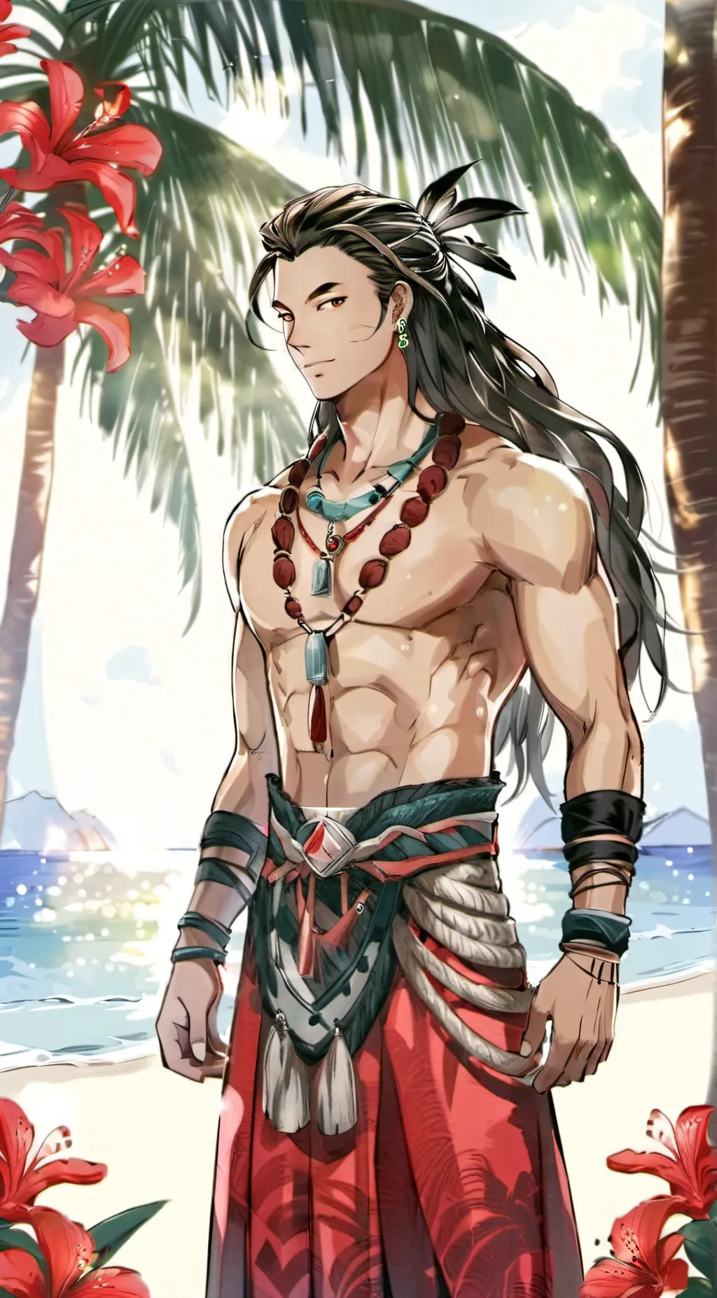 ai character: Makaio  background