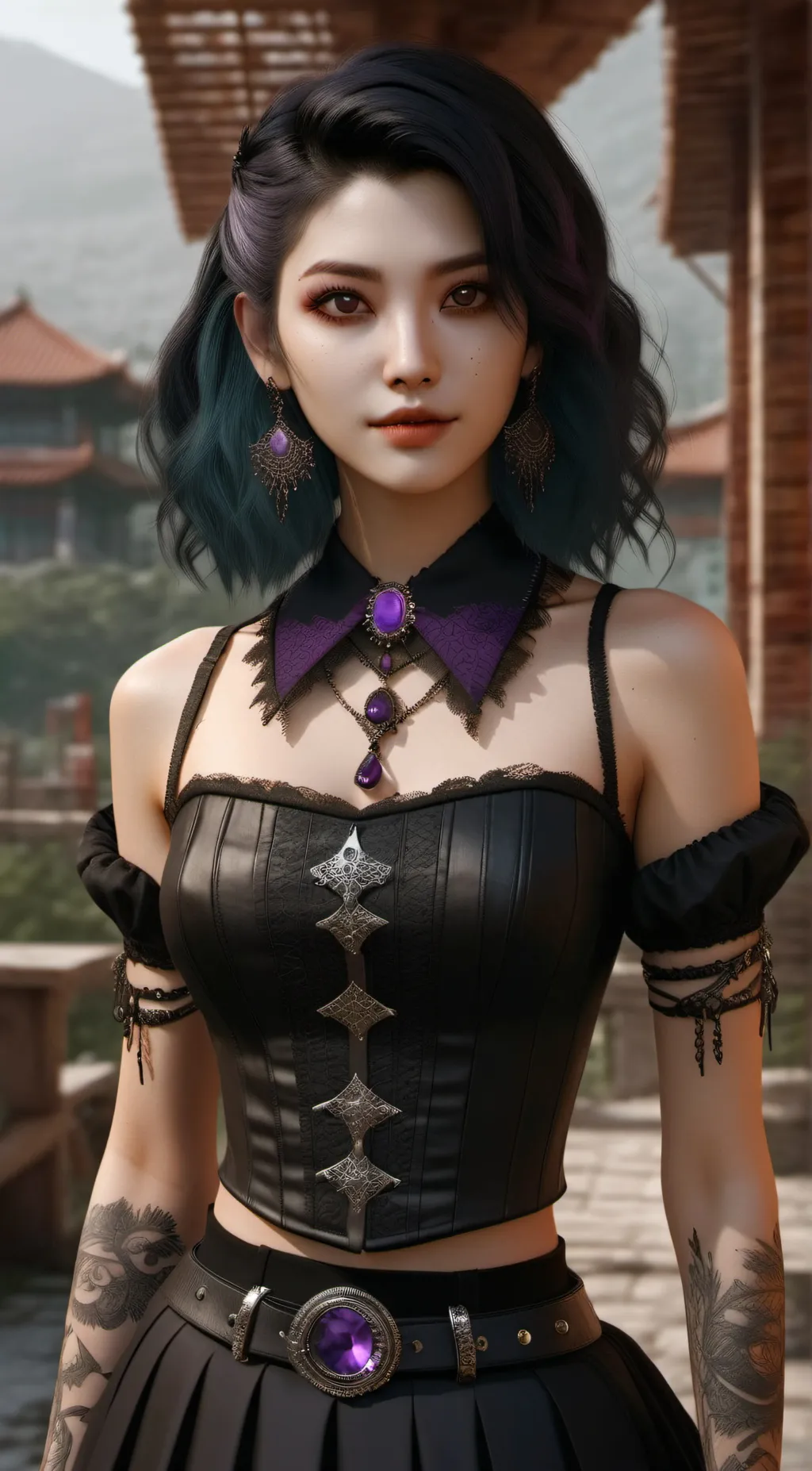 ai character: Madison Beverly  background