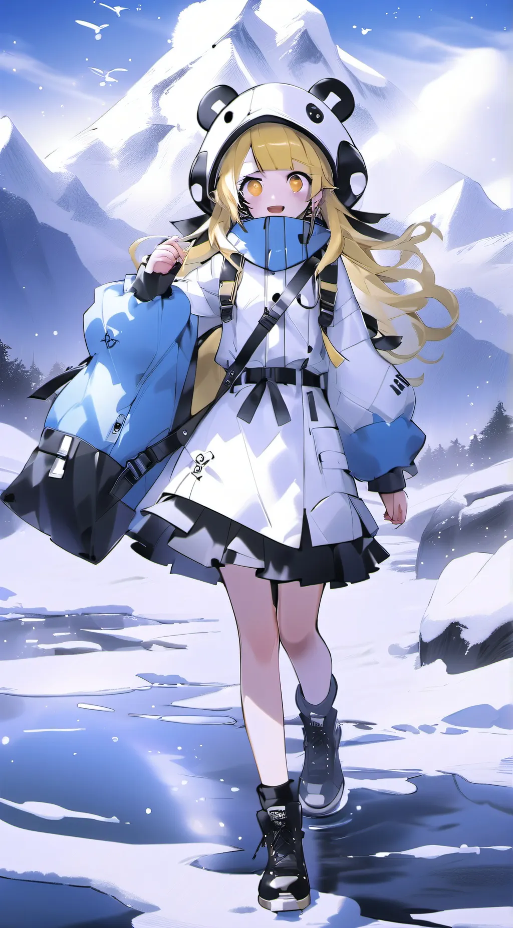 ai character: Oxenfree @  background