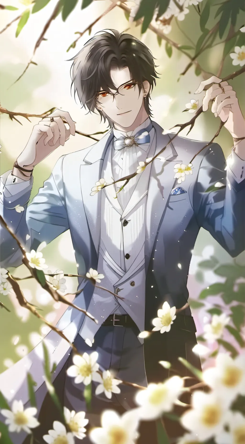 ai character: Henry x William  background