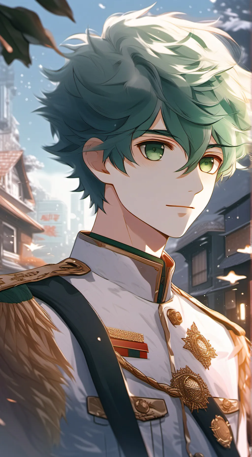 ai character: mha/deku background