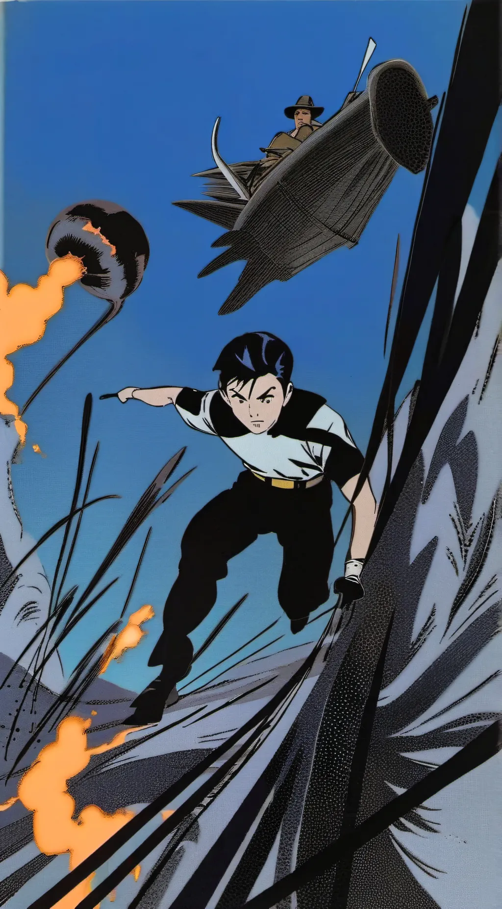 ai character: asain idoit  background