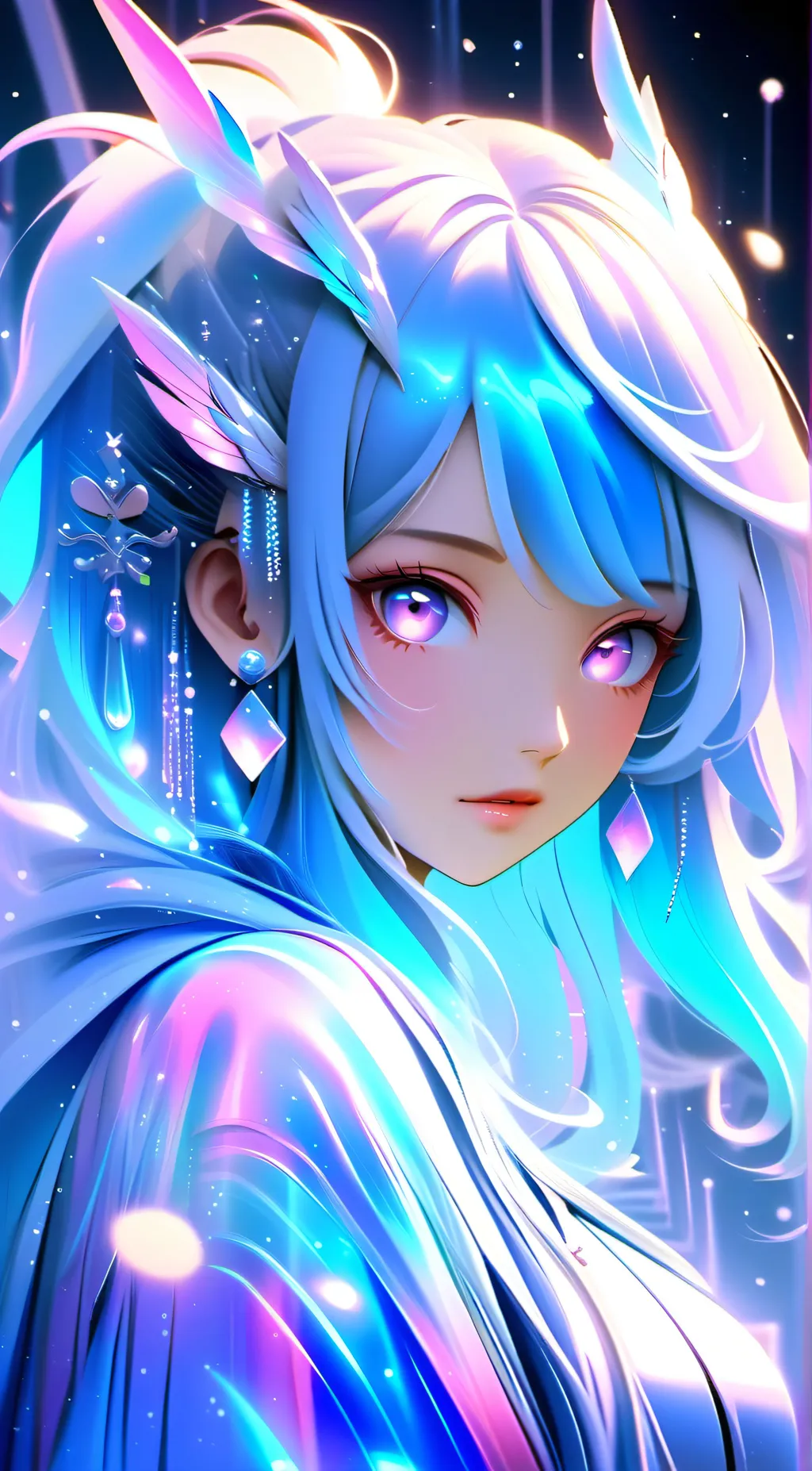 ai character: diamond hashira background