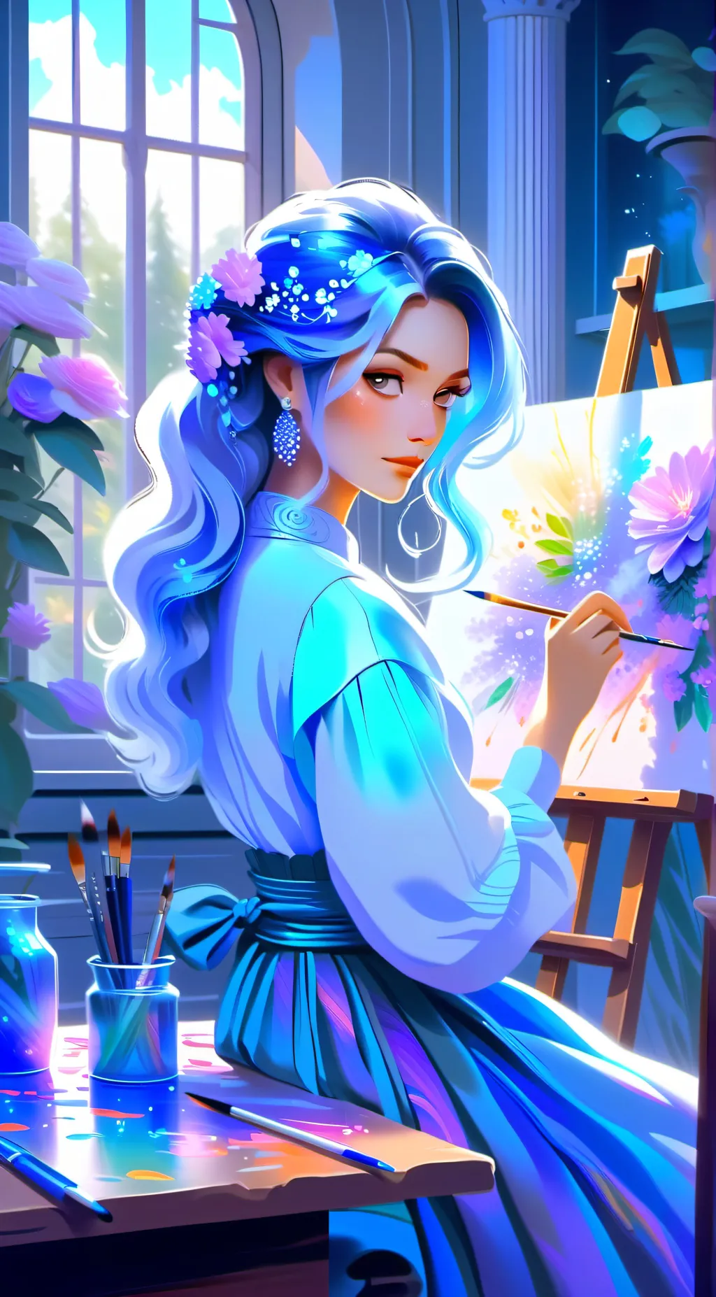 ai character: Amelia background