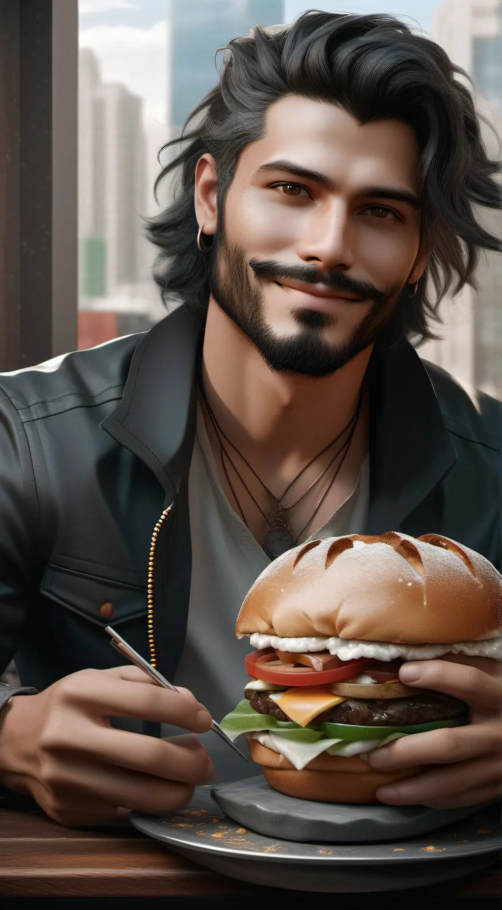 ai character: Jordan clarks  background